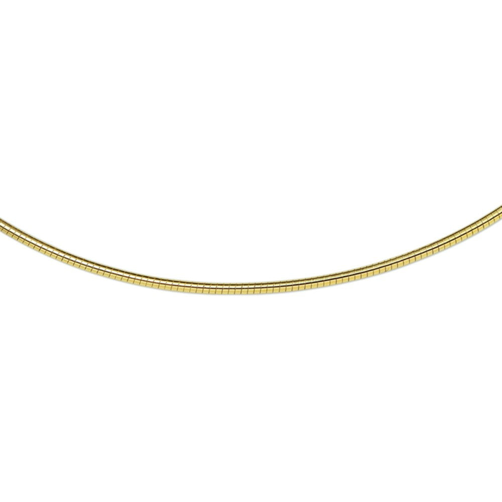 14 Karaat Gouden Omega Collier Rond – 42 cm