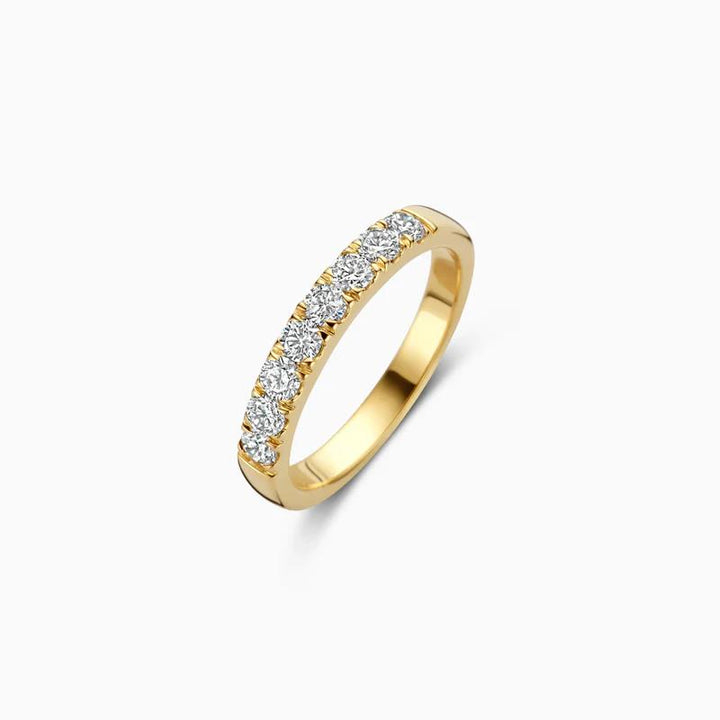 14k Geelgoud Lab diamonds ring LG1015Y