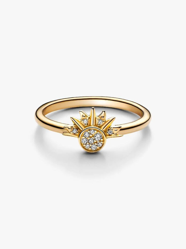 Pandora 162674C01 Ring Celestial Sparkling Sun zilver-zirconia goudkleurig-wit