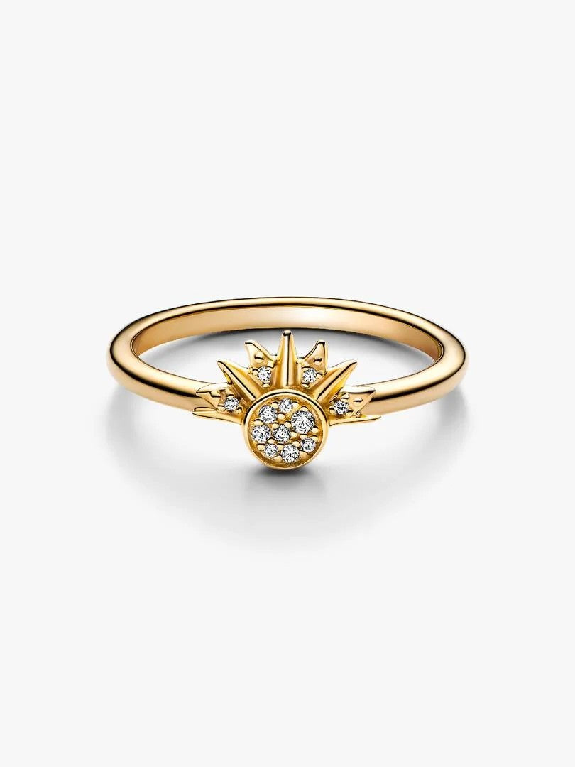 Pandora 162674C01 Ring Celestial Sparkling Sun zilver-zirconia goudkleurig-wit