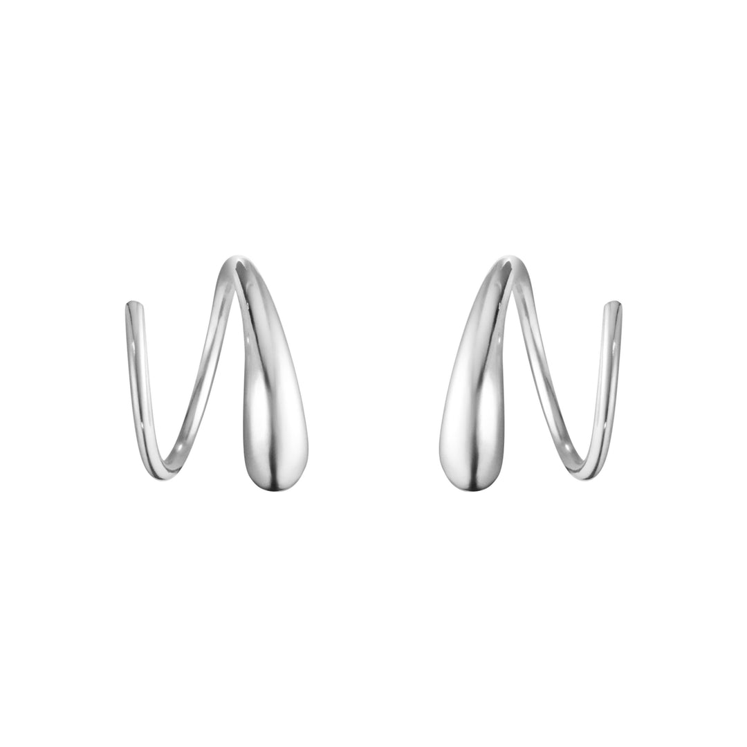Georg Jensen zilveren Mercy Swirl oorringen 10015148