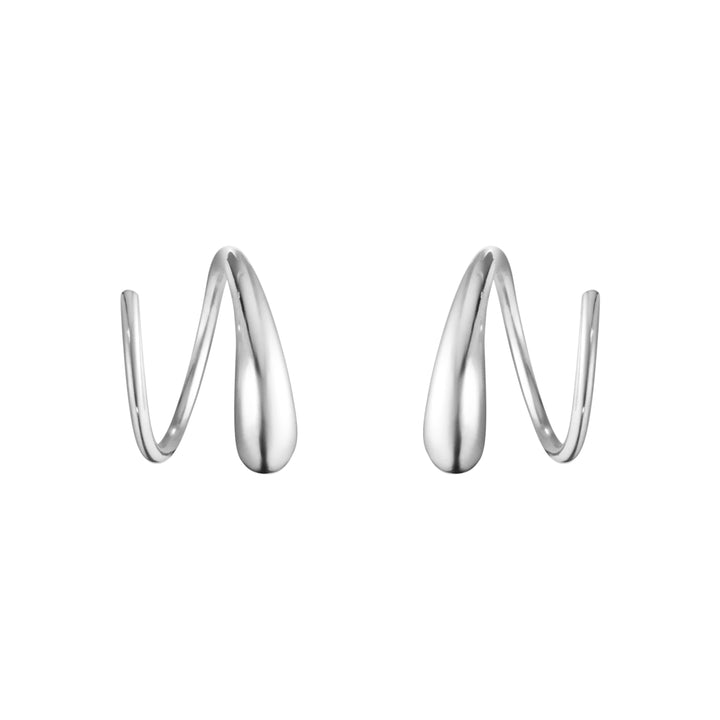 Georg Jensen zilveren Mercy Swirl oorringen 10015148