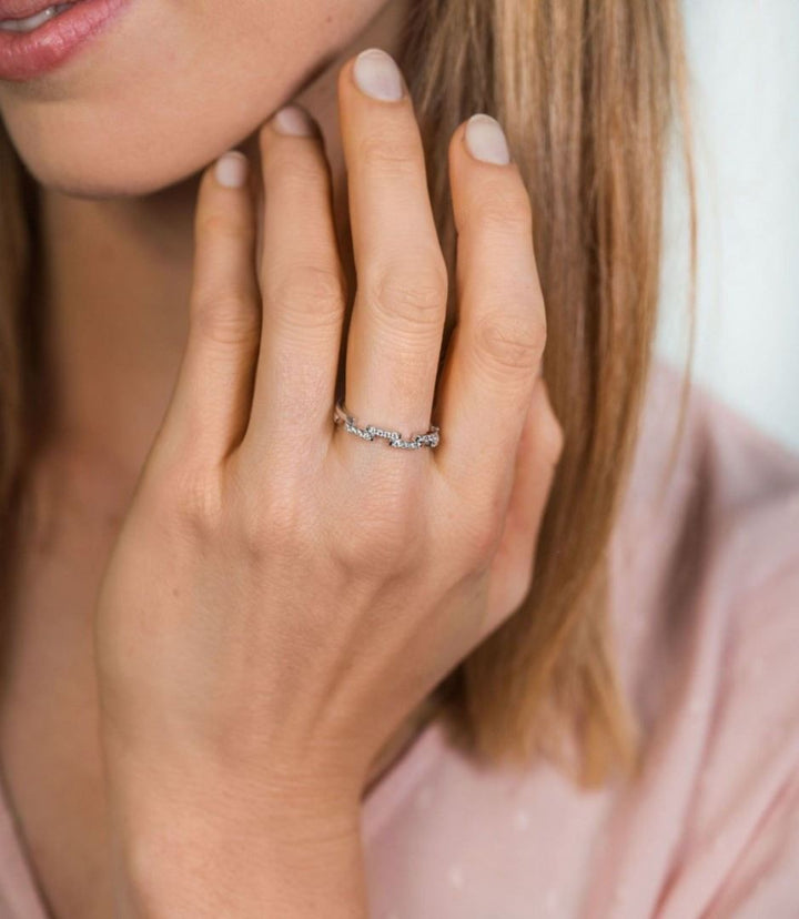 Zinzi zilveren ring met zirkonia ZIR1959