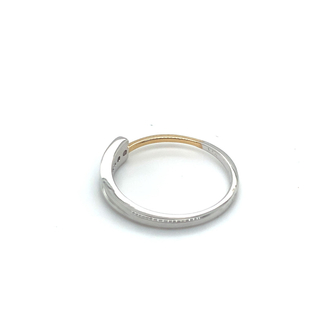 14K RING GG-WG WE-SI 3-0,07 CRT