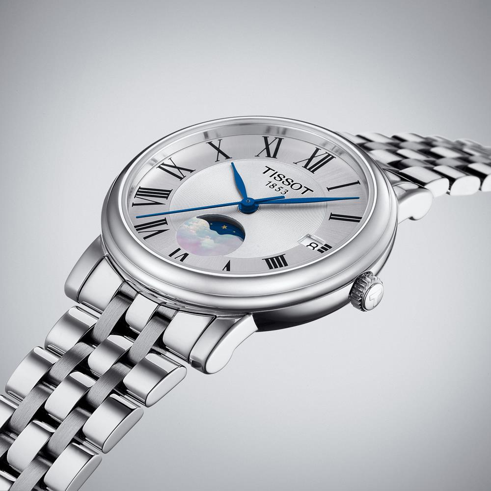 TISSOT CARSON PREMIUM LADY MOONPHASE T1222231103300