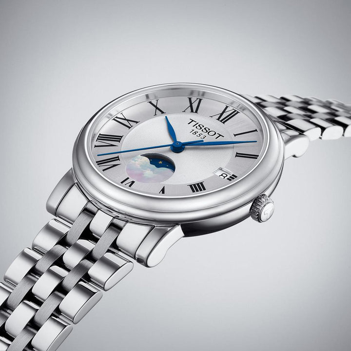 TISSOT CARSON PREMIUM LADY MOONPHASE T1222231103300