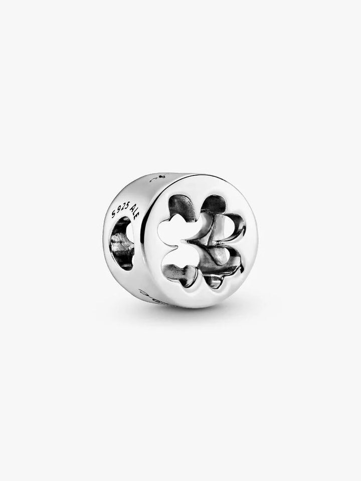 Pandora Bedel Silver Geluk &amp; Moed Klavertjevier Charm 797868