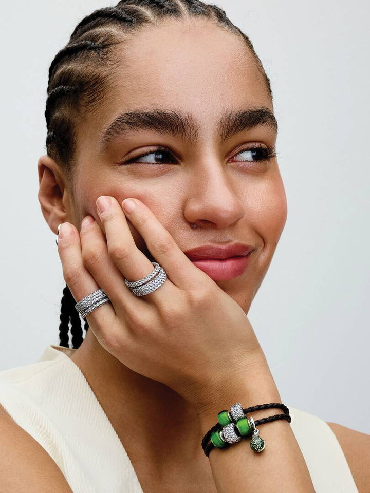 Pandora  Double leather bracelet brown 593338C01