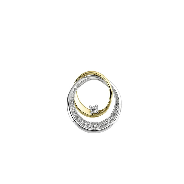 18 kt  bicolor hanger Diamant 067856A