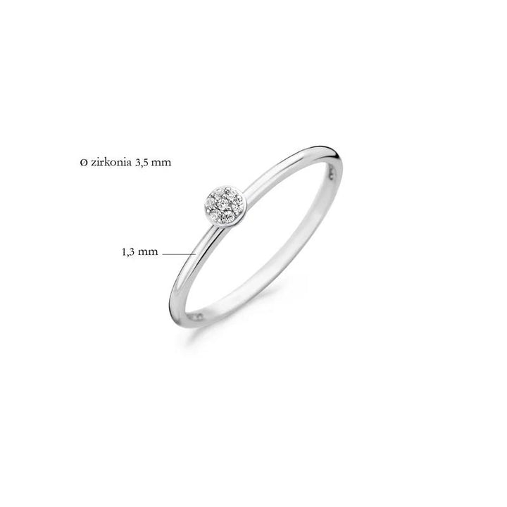 Blush 14k Witgouden Ring 1199WZI