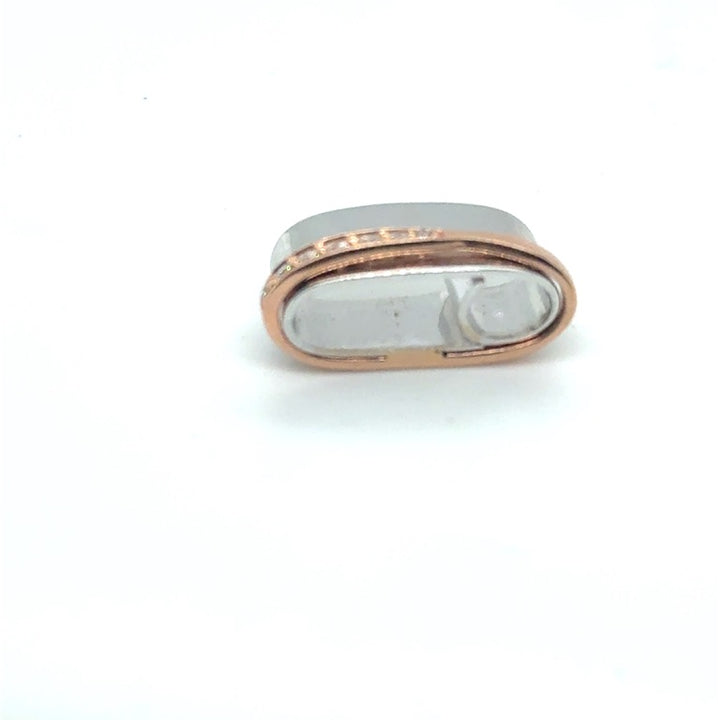 14 kt hanger Eclat rose wit met Diamant 0.08ct G/Hsi