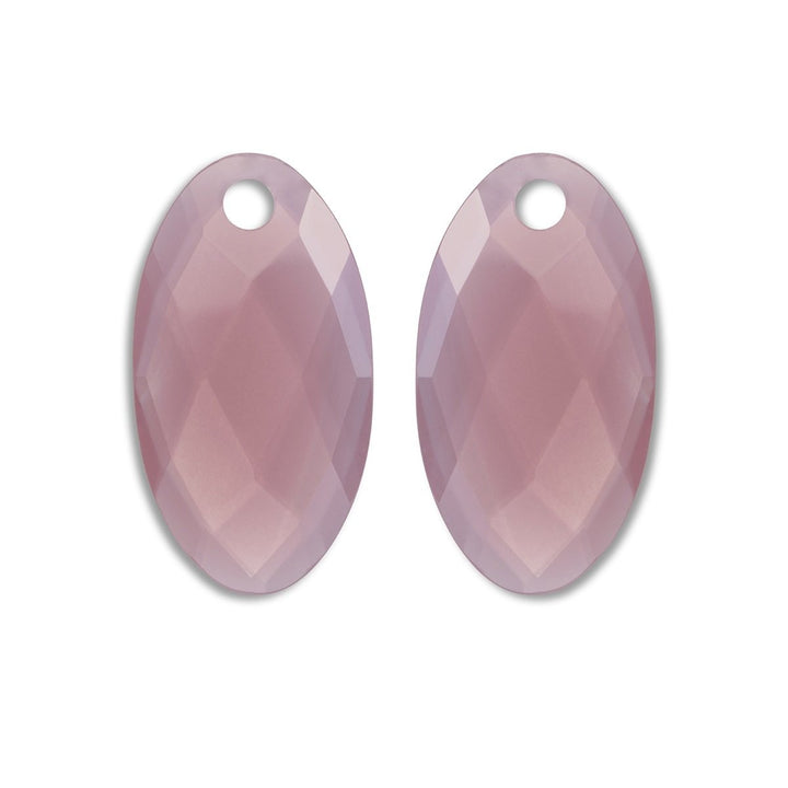Sparkling Jewels Large Leaf Earstones Pink Opalite – EAGEM66-FCLF-L
