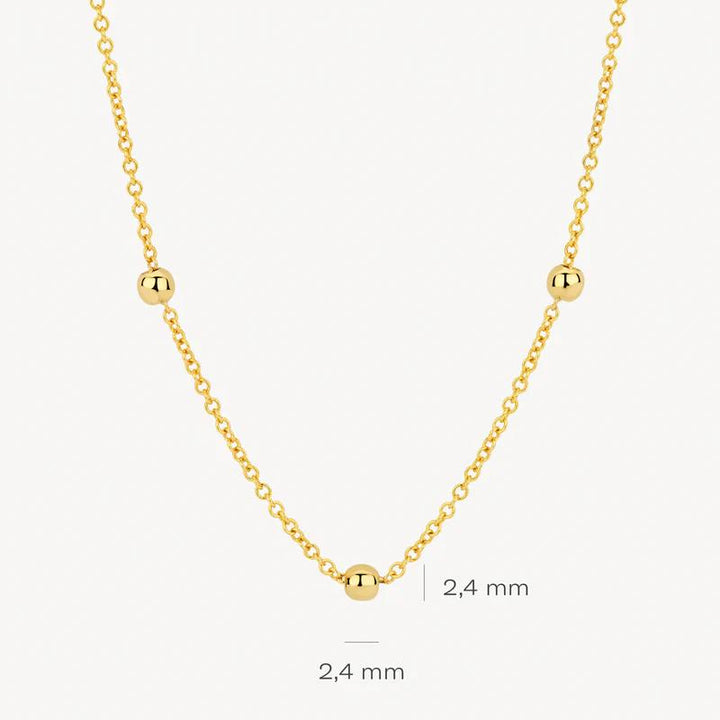 14k Geelgoud Collier 3145YGO