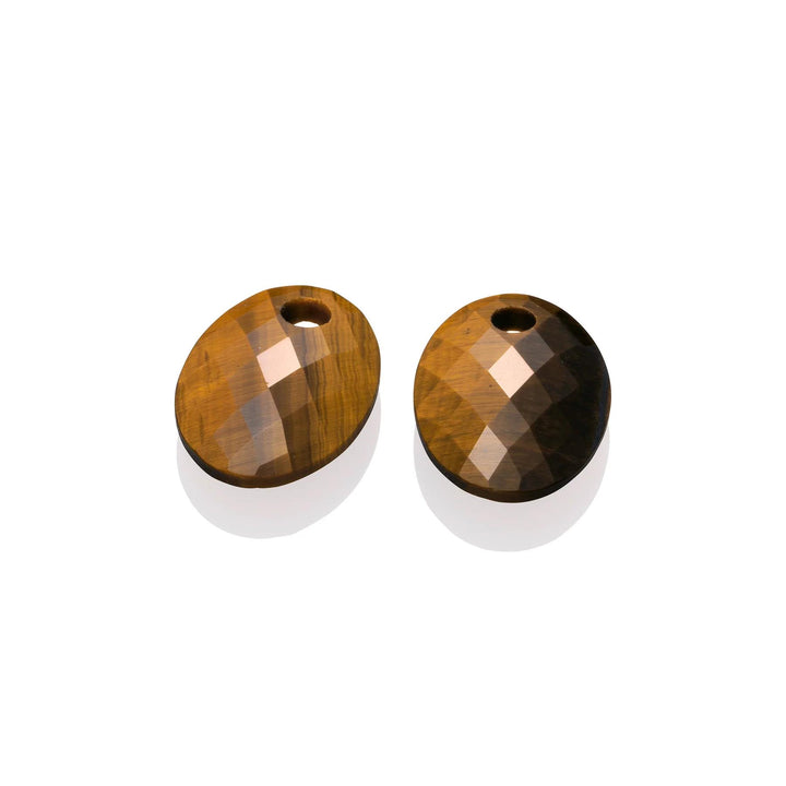 Sparkling jewels Earstones | Medium Oval Tiger Eye EAGEM09-MO