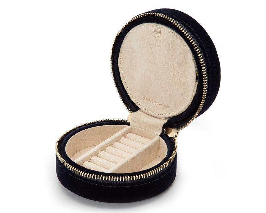 WOLF 1834 Zoe Travel Round 393216 – Luxe Reisetui voor Sieraden