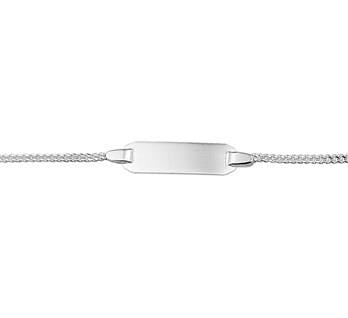 Zilveren graveerarmband 9-11cm graveerbaar