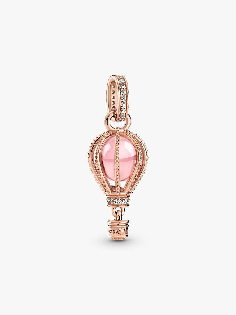 Pandora 789434C01 - Sprankelende Roze Luchtballon - Hangende Bedel