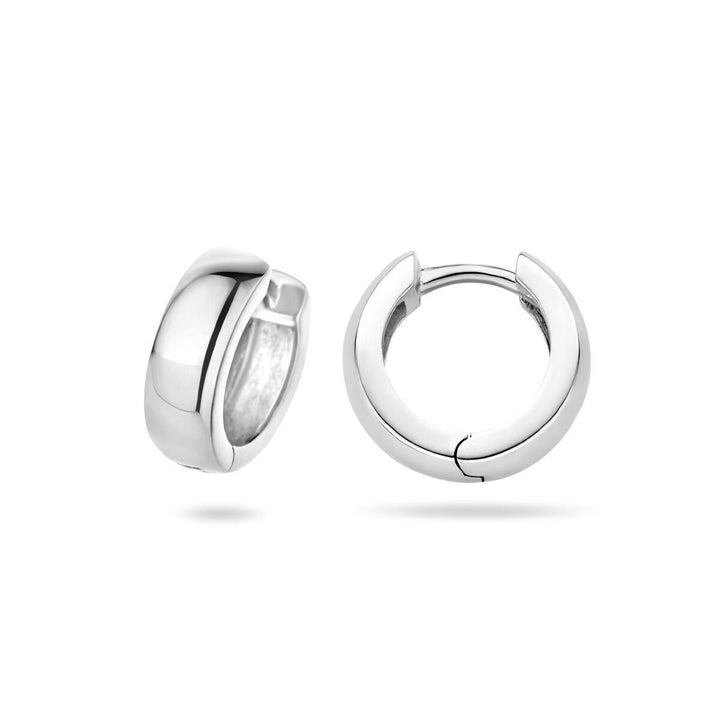 zilveren klap oorringen 4 mm breed