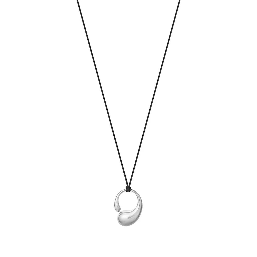 Georg Jensen Mercy Hanger Zilver met Koord 20001935