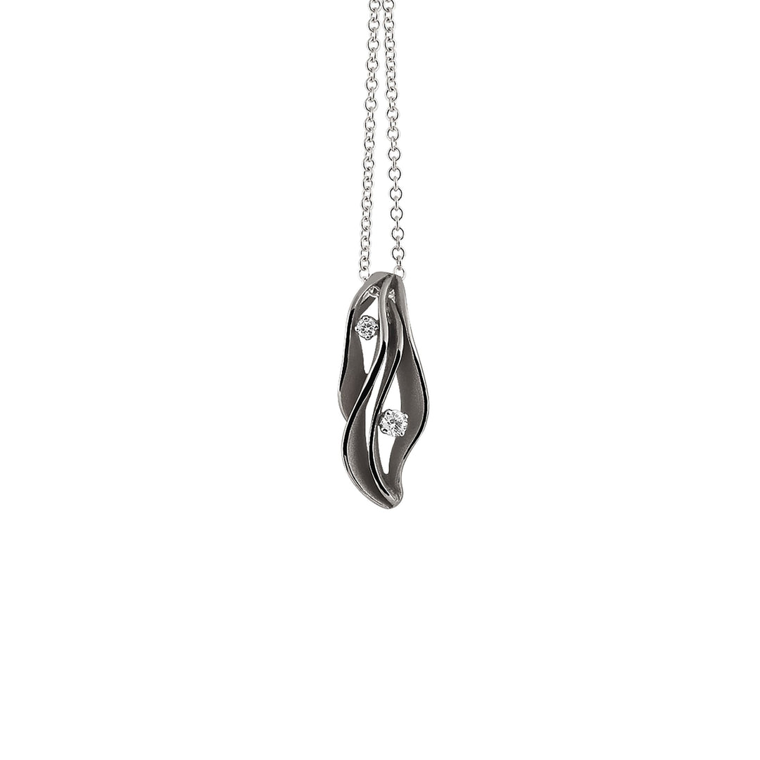 Cammilli Firenze Dune Hanger – 18Kt Black Lava Gold met Diamant – GPE0964E