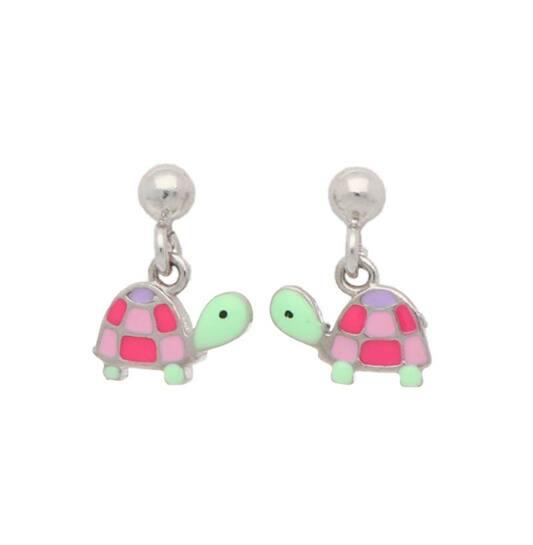 OORHANGERS SCHILDPAD - 925 - RD - 5MM