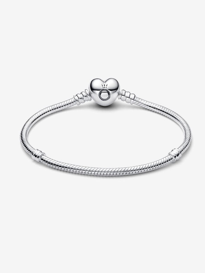 Pandora Moments Snake Chain Armband met Hartsluiting 590719-18