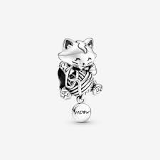 Kitten and yarn ball sterling 799535C00