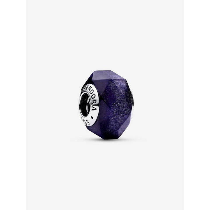 Pandora Moments 792984C00 zilveren bedel met blauw murano glas