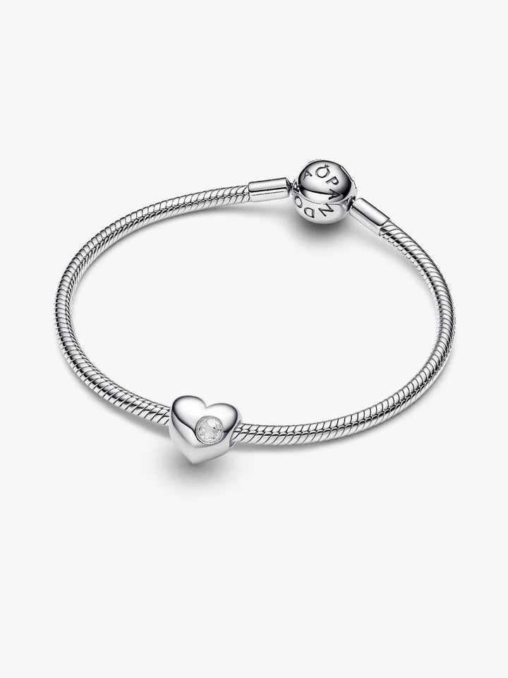 Pandora April Geboortesteen Hart Bedel 794161C04 – Sterling Zilver met Heldere Zirkonia