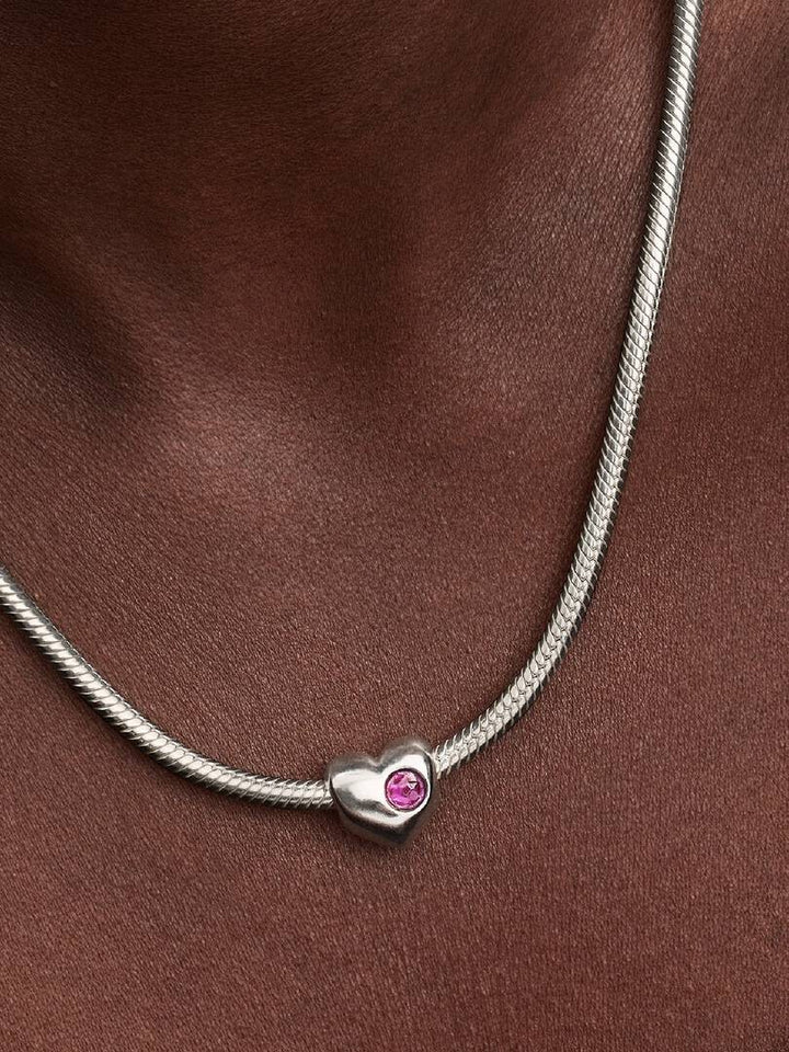 Pandora Februari Geboortesteen Hart Bedel 794161C02