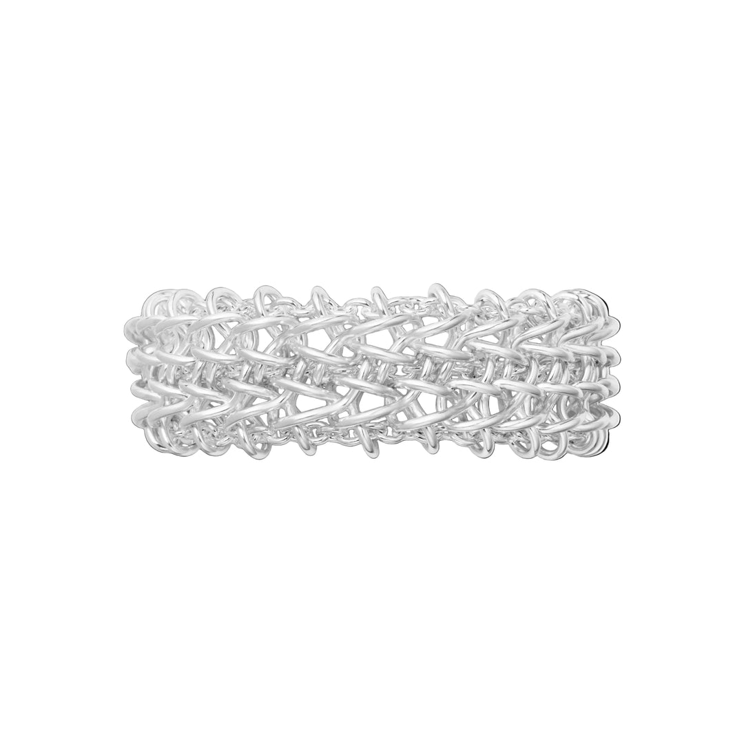 Georg Jensen Weft Triple Link Armband Sterling Zilver 20002035