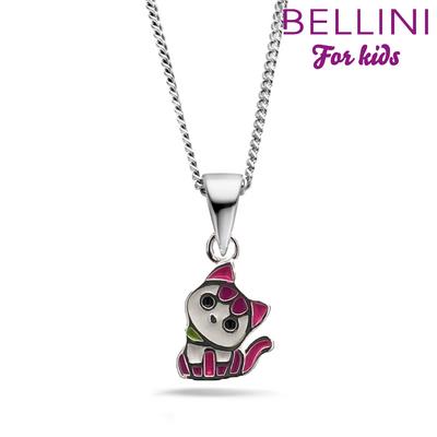 Tedora Bellini Zilveren hanger poes (incl. collier) 574.061