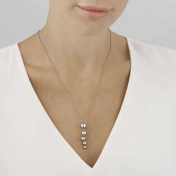 Georg Jensen zilveren Moonlight Grapes ketting 20000662