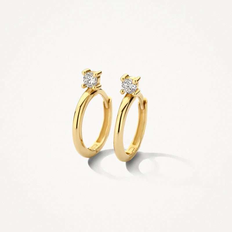 Blush Oorringen 14 kt Geelgoud met Zirkonia – 7372YZI