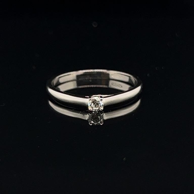 14 kt geelgoud met 1 x 0,10 ct diamant Tw/Si