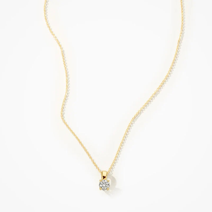 14 kt Blush Hanger LG Diamant 0.15ct