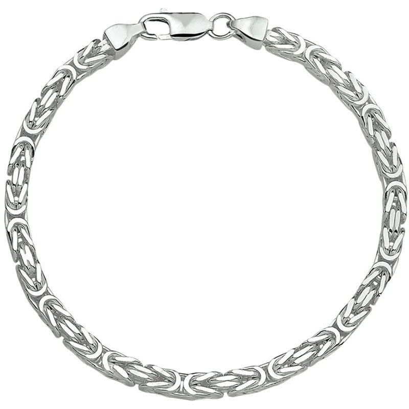 Massief Zilveren Koningscollier – 5 mm – 60 cm