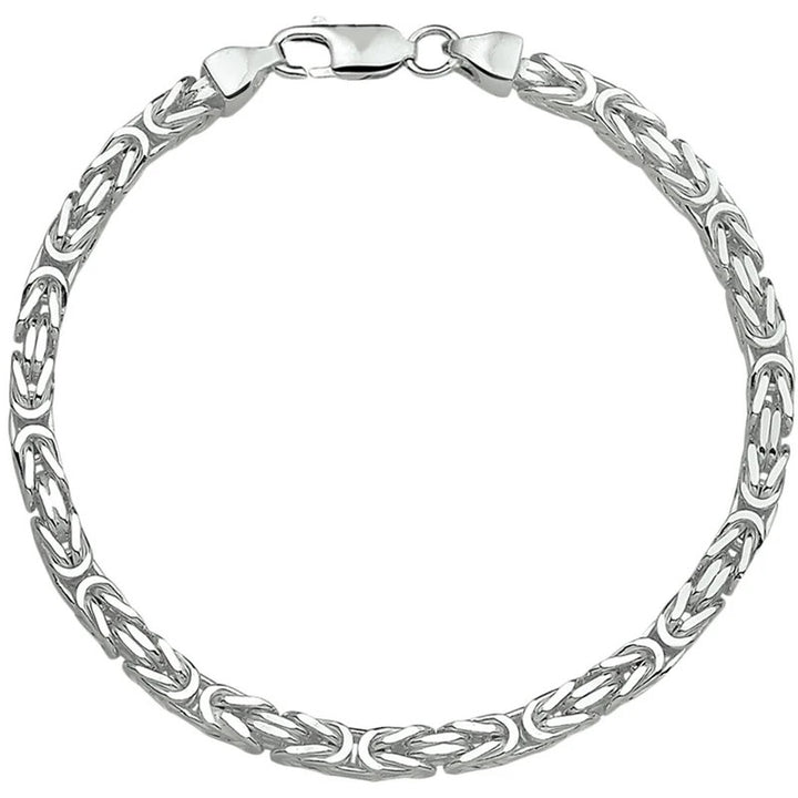 Massief Zilveren Koningscollier – 5 mm – 60 cm