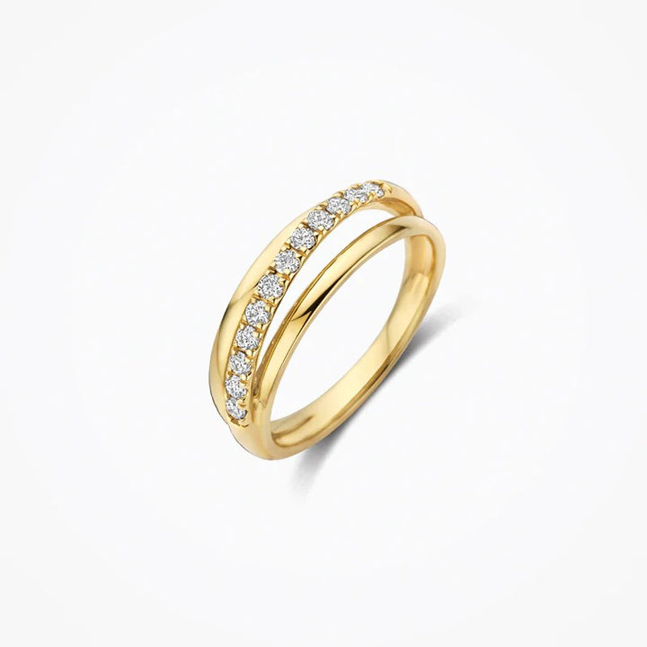 Blush Lab Grown Diamant Ring 0.31ct 14k Geelgoud LG1056Y Maat 54