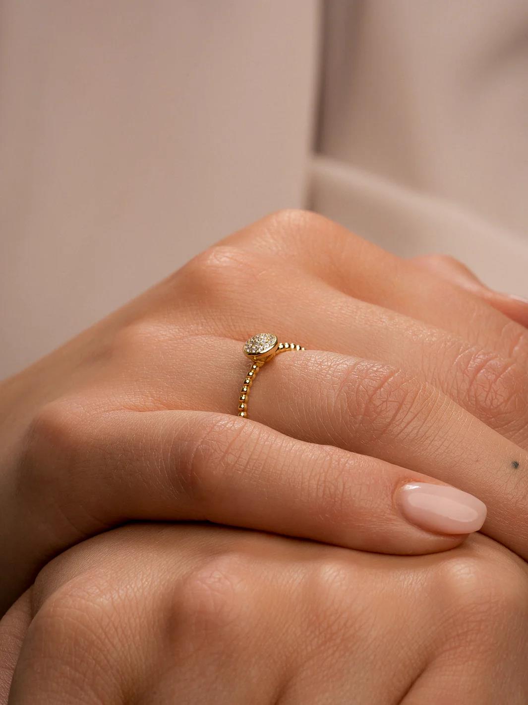 Twist Ring Moonstone | 9 karaat SRIG05-54