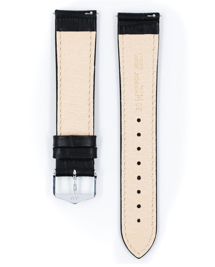 HIRSCH DUKE L BLACK CALF 12/10MM 01028050-2-12