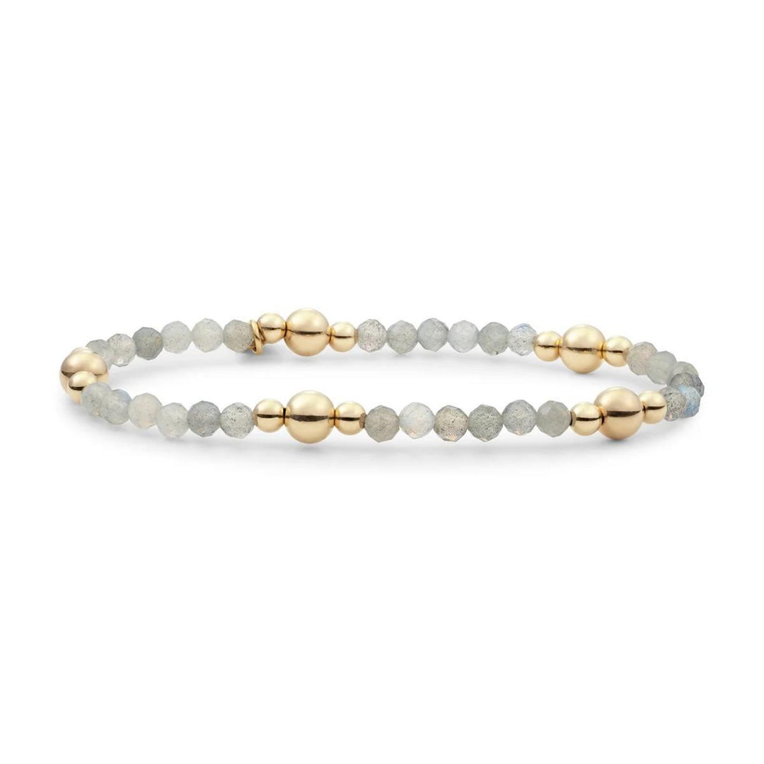 Sparkling Jewels bracelet | Labradorite Bold Mix - Gold BLK01G-G18
