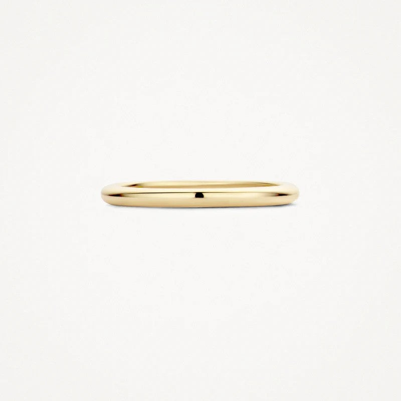 14 kt Geelgouden Ring Gladde Band ⌀ 2 mm - 1117YGO
