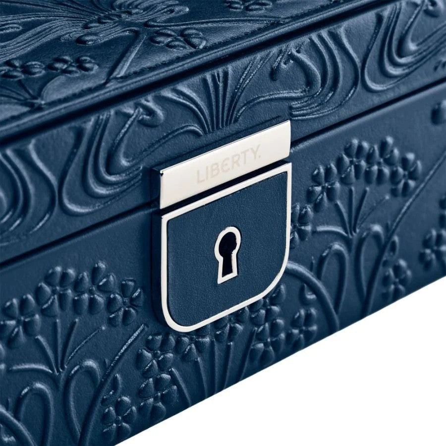 WOLF X LIBERTY Medium Jewellery Box Navy – Ianthe 381117