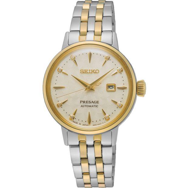 Seiko Presage Cocktail Time SRE010J1 dameshorloge met diaman