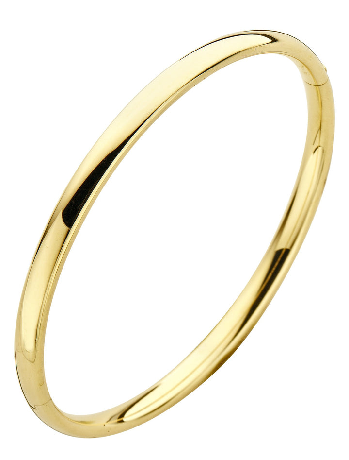 Fjory Gouden Bangle Ovaal 40-A356104 4mm