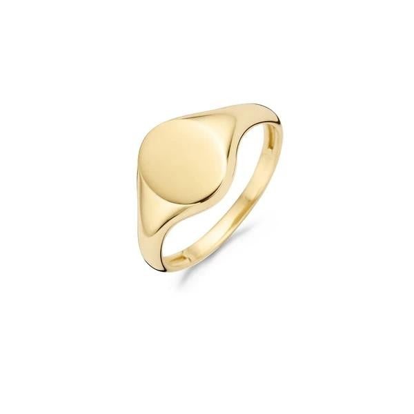 Blush Jewels zegelring 1190YGO - 14k Geelgoud maat 54