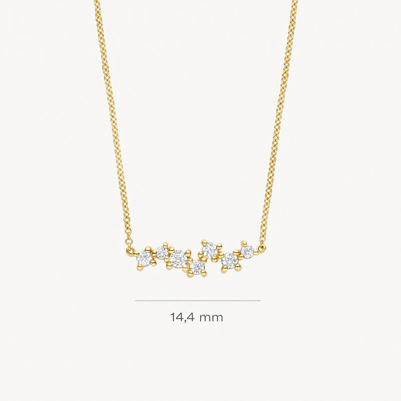 Blush Ketting 14 kt Geelgoud met Zirkonia – 3191YZI
