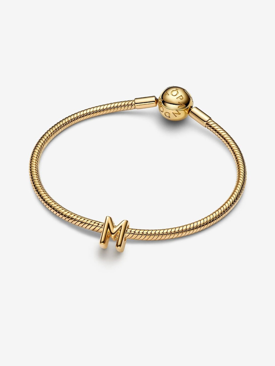 Pandora Mini Letterbedel alfabet M 763959C00