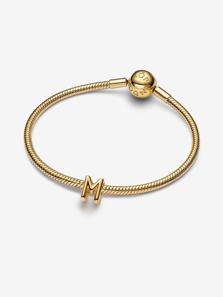 Pandora Mini Letterbedel alfabet M 763959C00